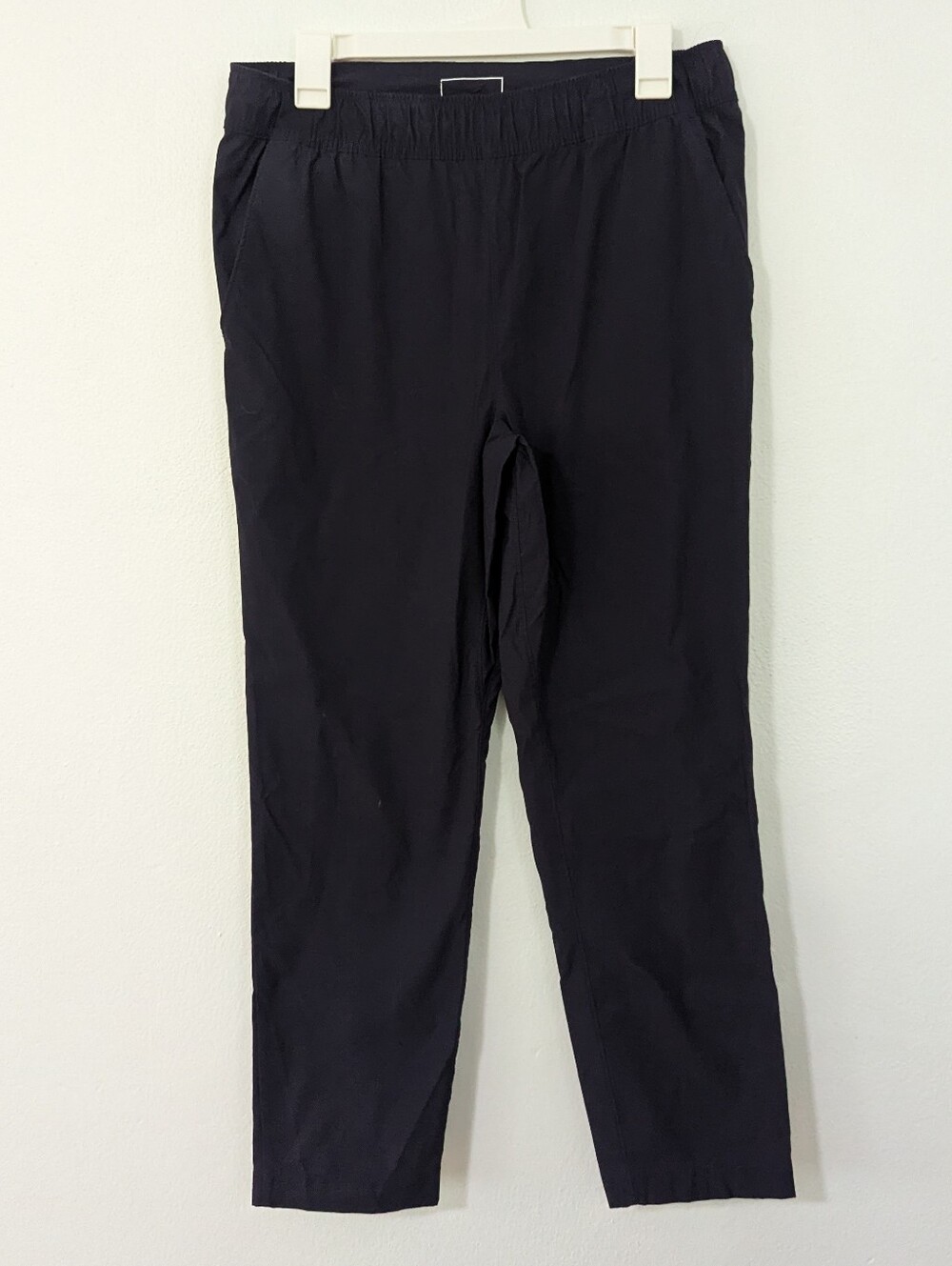 The North Face Slim Fit Outdoor Pants Tapered Drawstring High Waist Blue Medium